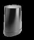 DVL Stovepipe DVL Double-Wall lack Tee w/ Clean-out Cap Use with rear exit appliances and appliances that require a barometric damper.