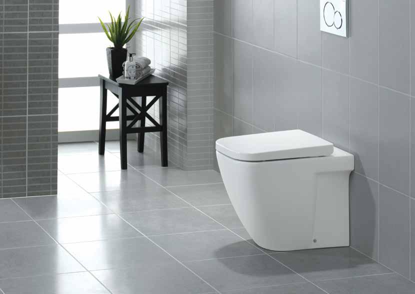 RAK Ceramics Wall Faced Toilet Pans Wall faced toilet pans create more space in the bathroom by concealing