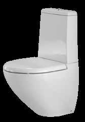 RESERVA 640 RA-RS1214 P-trap complete with quickrelease soft-close toilet seat and lid RA-LL Optional cistern