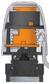TOPDRIVE ACTUATOR OPERATING MODES Valve closed (no electric current) Valve open (energised) Water protection