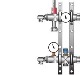The manifold POSITIONING The manifold assembly can be installed in or near the room in which you are installing the underfloor heating, or remotely in a position that suits your property.