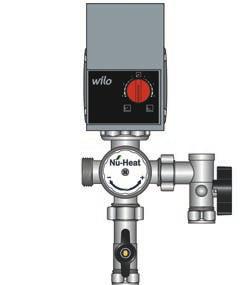 Attach Flow 3 Take the straight isolating valve and attach to the left-,