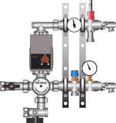 The isolation valves terminate in 22mm compression fitings