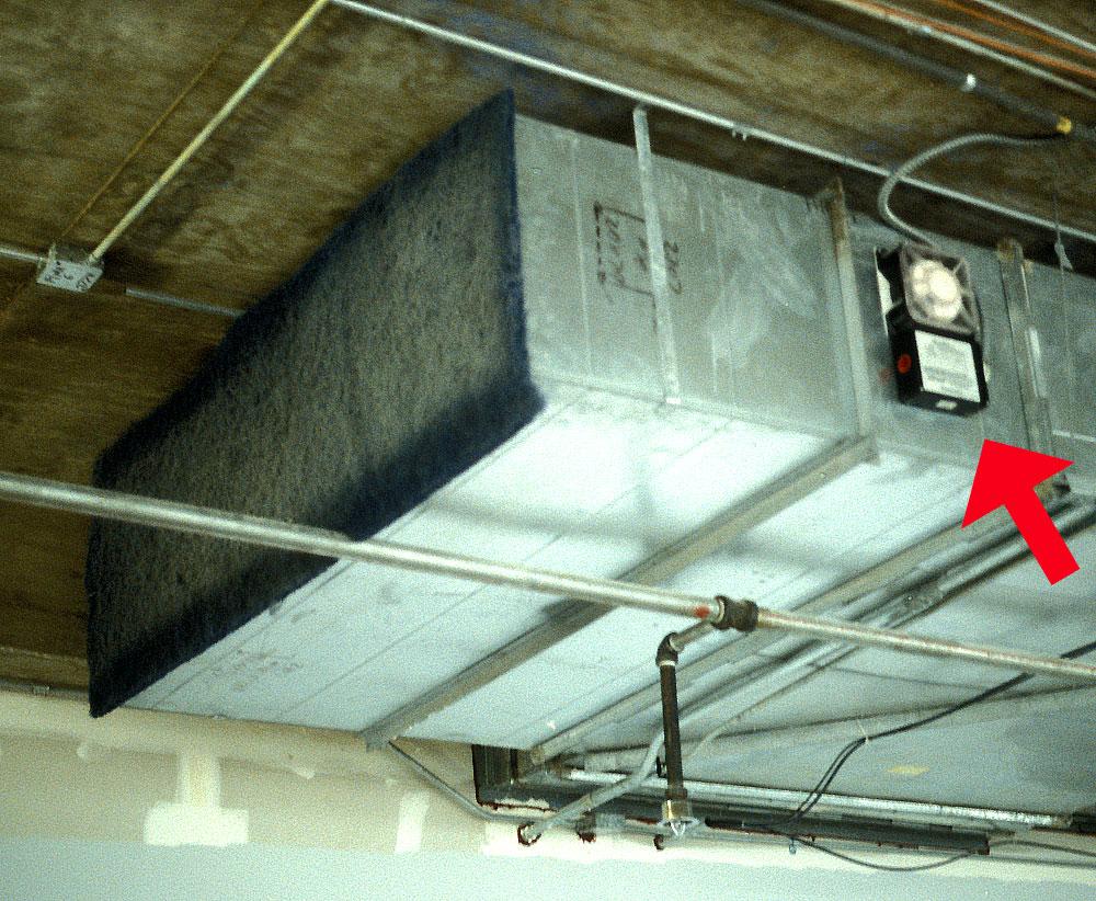 in Return Duct smoke detectors are used to control smoke system