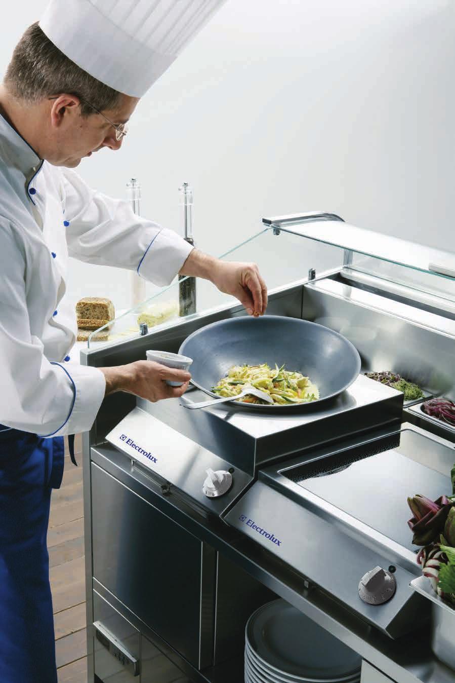 electrolux Libero Line 13 HP Induction Wok The HP Induction Wok is ideal for the preparation of ethnic foods or à la minute recipes requiring high temperatures and short