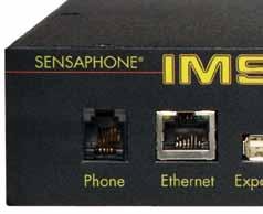 All sensors use CAT5 cabling Web Interface Effortlessly check the latest status, check previous alarm events, or make programming changes to your IMS-1000 Redundancy The custom voice phone calls