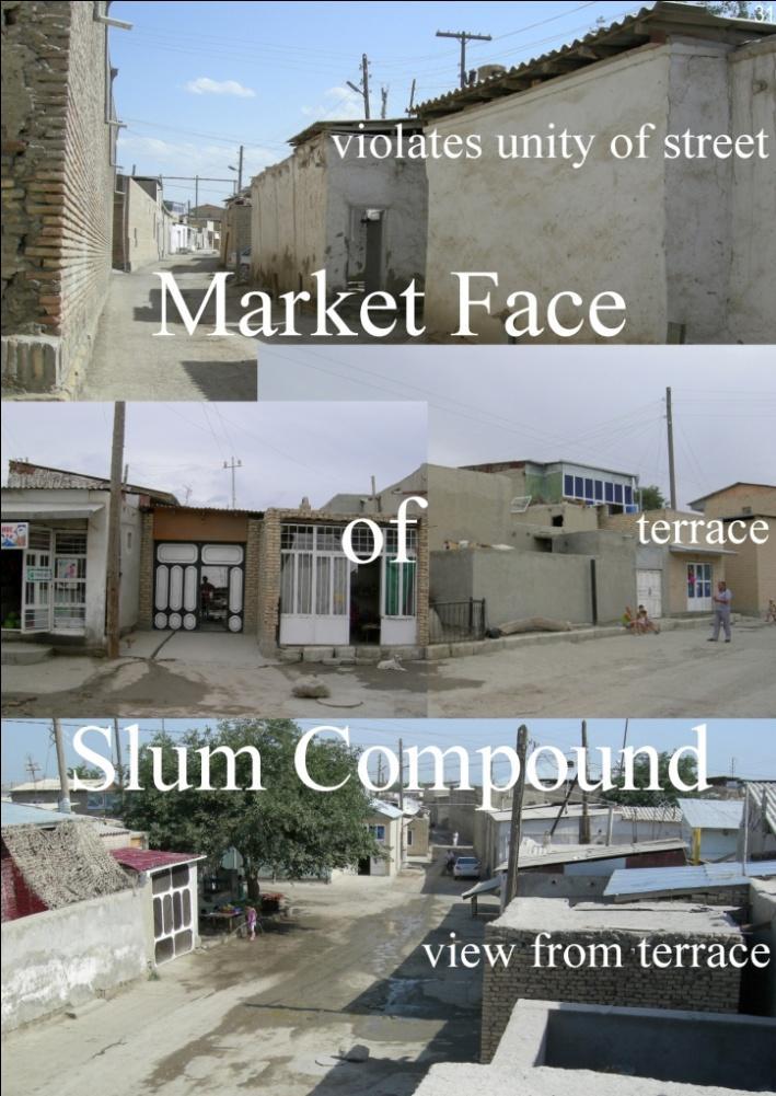 7: The views of the slum compound.
