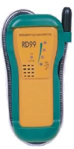 RD99 Refrigerant gas leak detector The new refrigerant leak detector is a low cost effective way of detecting the smallest of refrigerant gases.