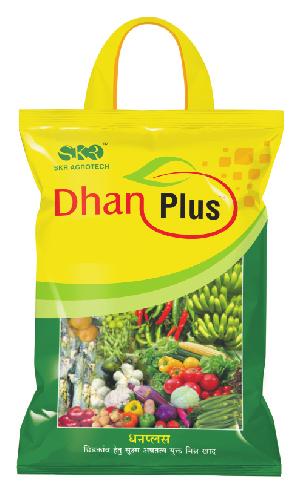 Mix Micro Nutrients Mix Multi Micronutrient Fertilizer for FOLIAR APPLICATION Manufactured as per norms of various States Dhan-Plus is a mix multi micronutrient fertilizer containing, zinc, ferrous,