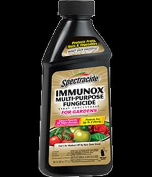 99 Immunox is a multi-purpose fungicide formulated to provide systemic protection against ornamental plant disease. Also labeled for fruit trees and nuts. Best protection when used weekly.