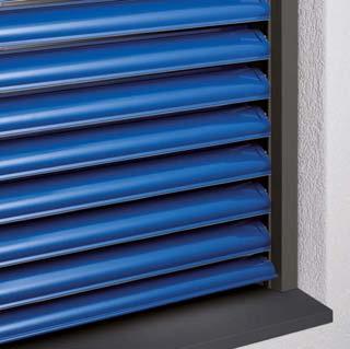All-metal blind GM 200 The GM 200 is made of rustproof metal and can be locked in any position.