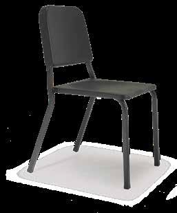 is padded and upholstered for added comfort Chair glides provide increased durability and stability Six heights available to accommodate most musicians, seat-to-floor frame heights of 15½, 16, 17,