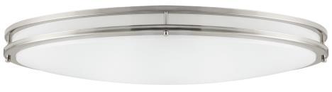 5 6C 48 x 12 x 1 6D 24 x 24 x 1 Housing Specifications: Code Gauge Steel Finished in 6A/6B Brushed Nickel 6C/6D White Enamel Diffuser Specifications: Smooth Opal DURAC Shatterproof Thermoplastic Lamp