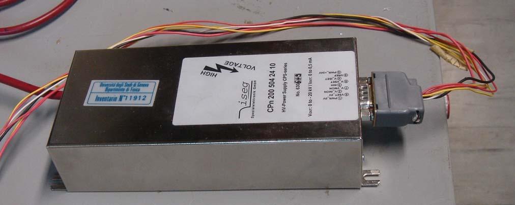 VHV Power Supplies Control System (III) Commercial HV unit: ISEG CPn 200 504 10-K 0-20 KV output Imax = 0.