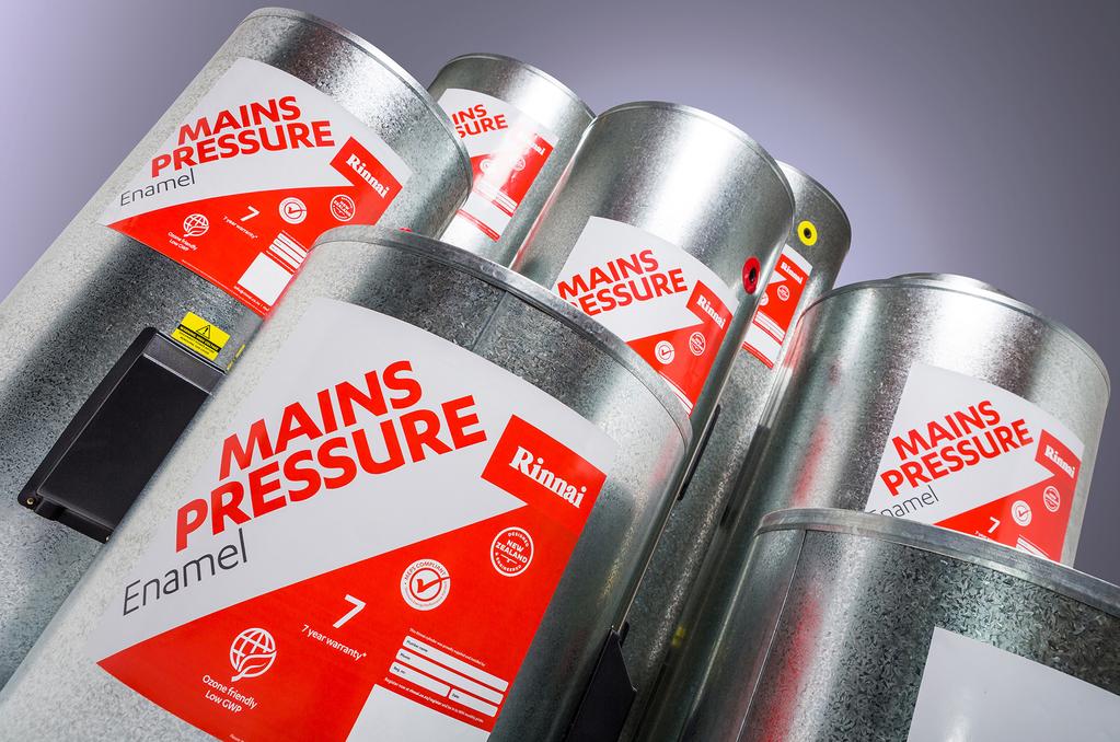 Owner and installer guide Mains pressure enamel indoor cylinders Models Rinnai mains pressure enamel indoor undersink and electric