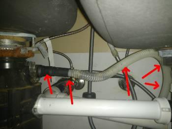 3. Dishwasher Kitchen Continued Operated. Lack of a proper air gap noted at dishwasher drain line. In the event of a sewer backup this device prevents sewer matter from entering into dishwasher.