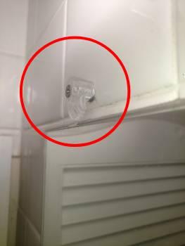 Bathroom Continued 11. Plumbing Mirror mount is not in contact. Not professionally repaired.