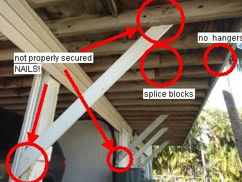 Grounds Continued 4. Stairs & Handrail Balcony structure Appeared functional at time of inspection. Wood decay / Loose flooring 5.