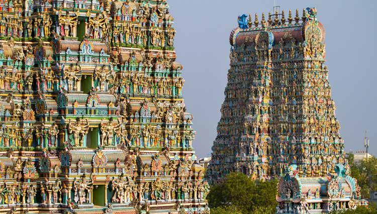 Meenakshi Temple in Madurai The captivating Malabar Coast has been a meeting place of cultures throughout history.