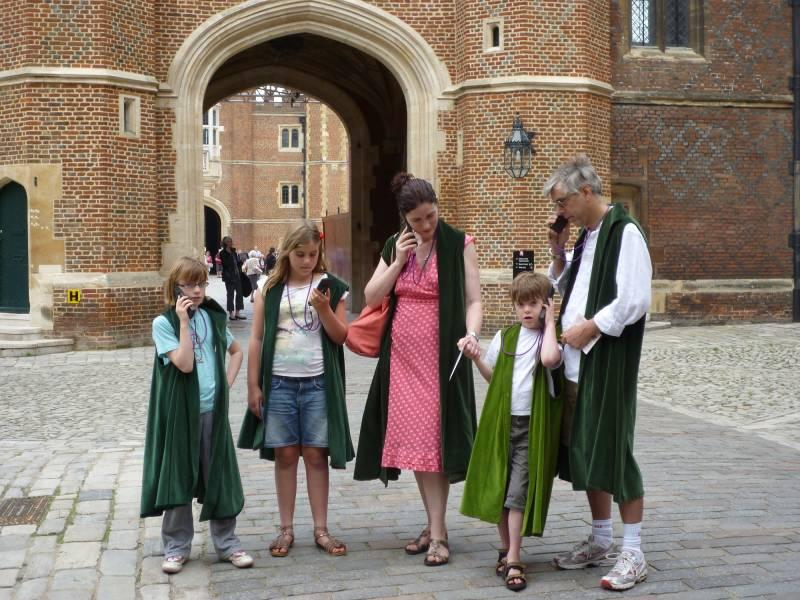 We also have four family audio tours in English that are suitable for children aged 6 and over: - A beastly palace - Tudor rich and poor - William III's Apartments - The Georgian Rooms There is no