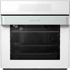24 The new collection BO 658 ORAW Built-in single oven Gorenje by Ora-ïto BO 658 ORAB Built-in single oven Gorenje by Ora-ïto Colour: White Handle colour: Natural anodized brushed aluminium Control