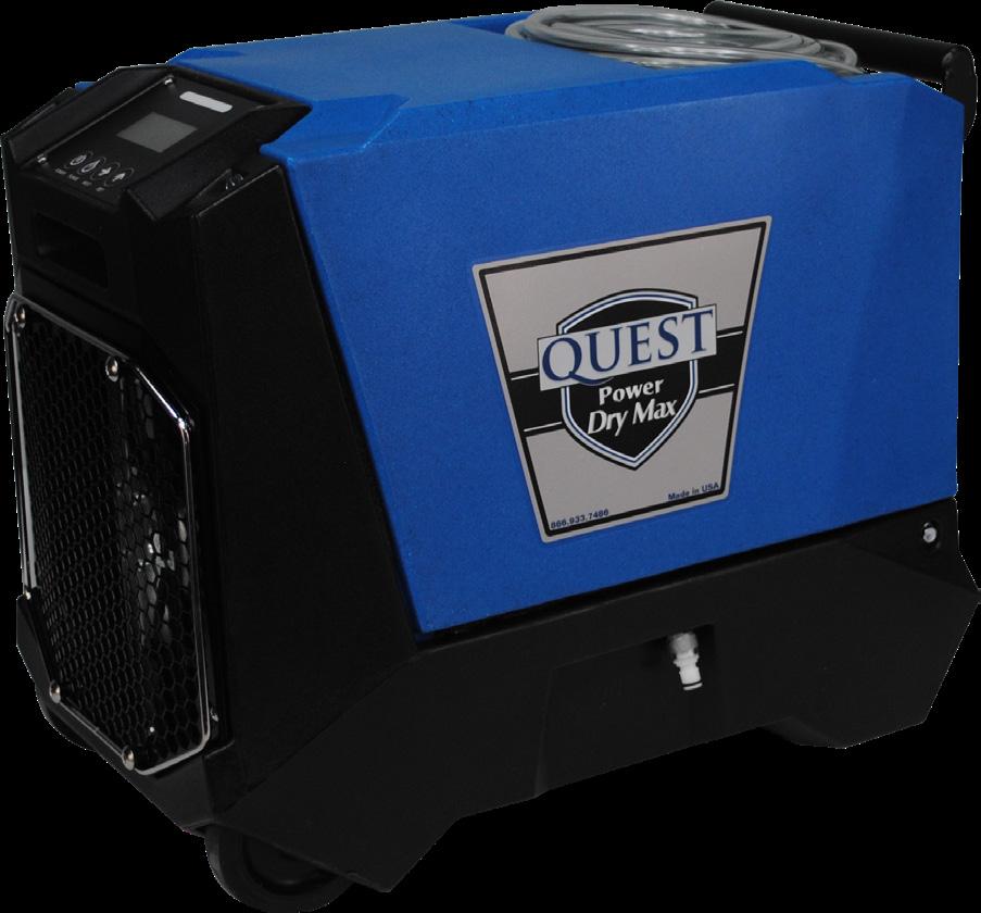 Read and Save These Instructions This manual is provided to acquaint you with the Quest Power Dry Max LGR dehumidifier so that installation, operation and maintenance can proceed successfully.