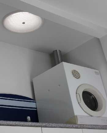 Similarly, clothes dryers can be connected to the SkyVent tube in the laundry and provide