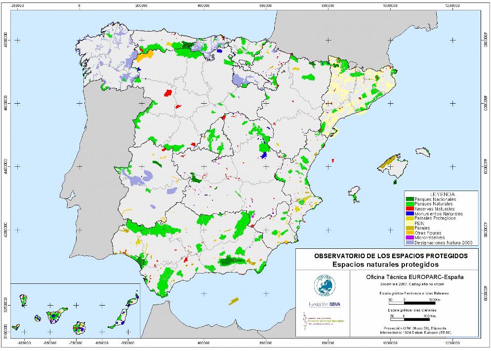 11.8 % of Spanish land 6 M ha + 250.