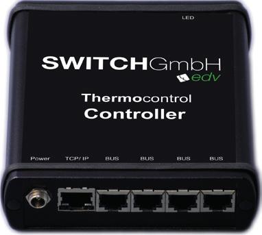 Compact Components: Minimum Dimensions, Maximum Benefit Data storage in the temperature controller: The controller periodically reads out the current temperatures of the attached Pt100 modules and