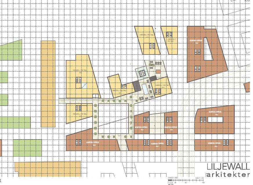 From the main square one can be easily oriented. In our opinion the courtyards generated in the inner part of the volumes are hardly perceived as public space.
