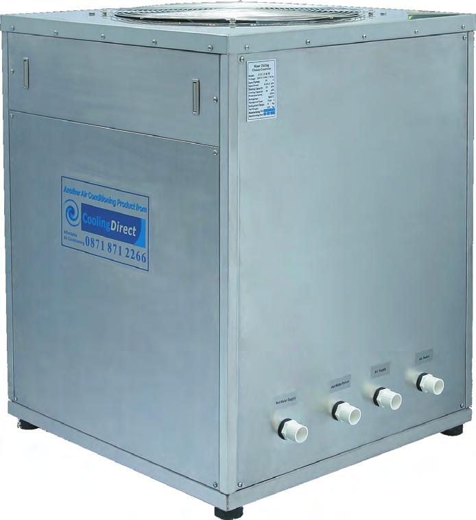 Water Chiller Climate Control Specifications CD10KW * 10 Kw Power * All Stainless Steel Construction * FREE* Domestic Hot Water (during both Cooling and Heating) * Cooling and Heating *