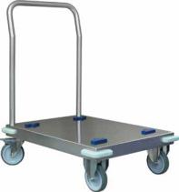 blu'mobil board & blu'mobil easy roll The trolleys has been designed especially for the blu'box technology and so has adequate locking devices, allowing up to three containers to be stacked