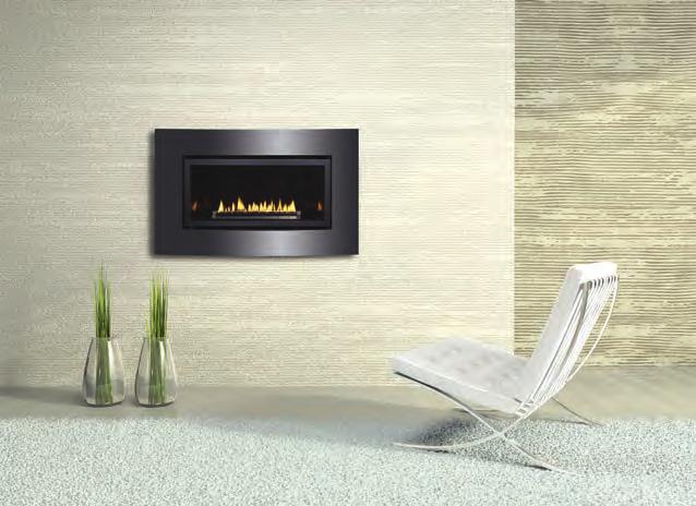 Loft Contemporary Direct-Vent Fireplaces Loft Series Small and Medium Direct-Vent Fireplaces Designed for in-wall installation, your directvent Loft fireplace delivers