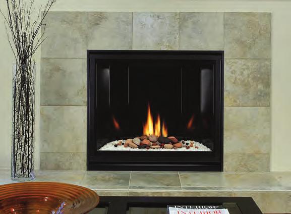 Tahoe Premium Clean-Face Direct-Vent Fireplaces Premium Clean-Face Traditional Fireplace D VCP32BP 24,000 Btu, 32-inch, 4 x 6 5/8 Top Vent only (View area 675 sq. in.