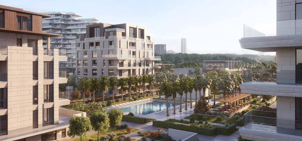 WELLNESS AS A WAY OF LIFE Set within Al Barari s lush, green landscape, The Neighbourhood is a bespoke living space that effortlessly blends together first-class residences, boutique hospitality,