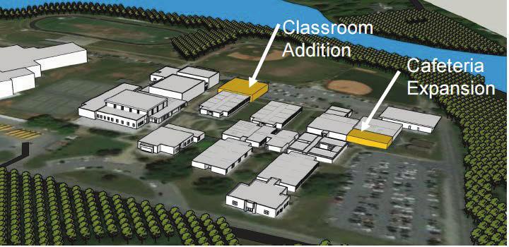 Eastern High School Target Completion: March 2023 Year built 1961 Building area: 158,626 SF Acres: 50.06 includes Woodlawn Classroom capacity: 985 students Number of students 1,273 (2017-2018) 129.