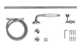 04 Aquatique adjustable height shower kit