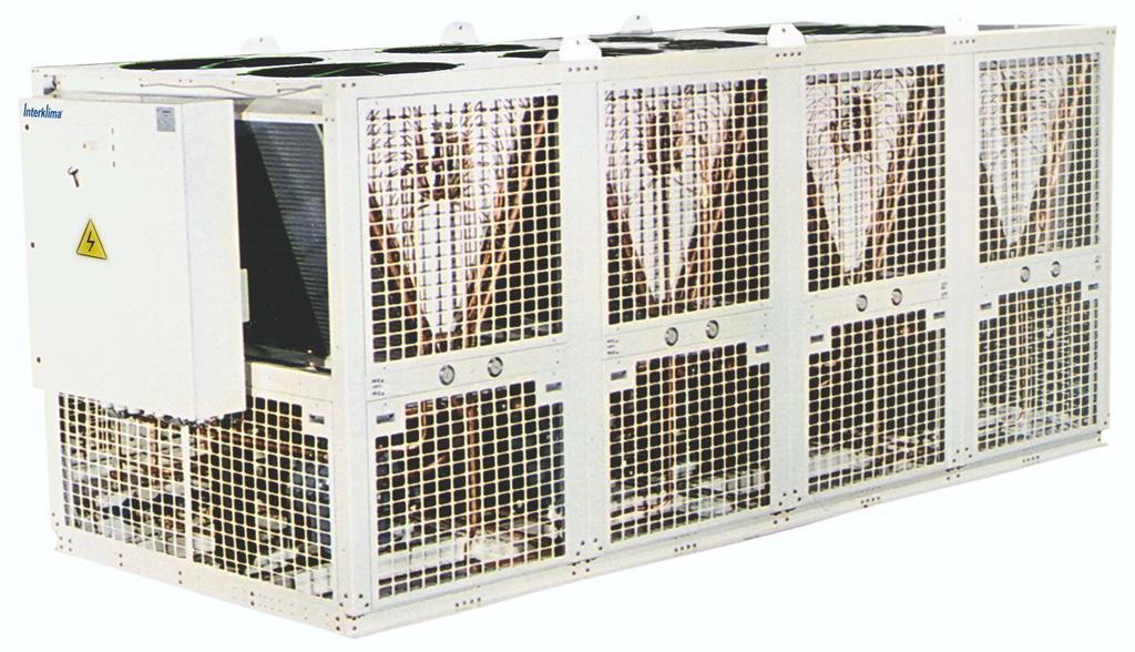 LPC 0-00-00-0-0-090-00-2--0-0RMB PCKGED IR COOLED WER CHILLER COOLIG OLY OUDOOR ILLIO Cooling Capacity:,2-9,9 R0c - andem croll Features he Interklima LPC - RMB large capacity series are packaged air