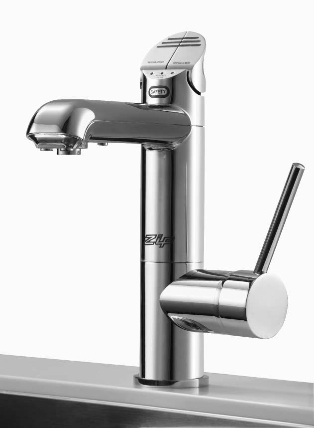 Operating the Mixer tap The Mixer tap is operated as a conventional Flick Mixer Lifting the handle up will decrease the flow rate and lowering the handle will increase the flow rate.