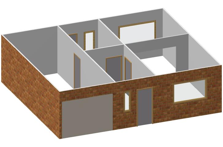 Figure 8. Exchange of ground floor of Cardington House geometry created in ArchiCAD with BRANZFIRE. References Mills C K (2004).