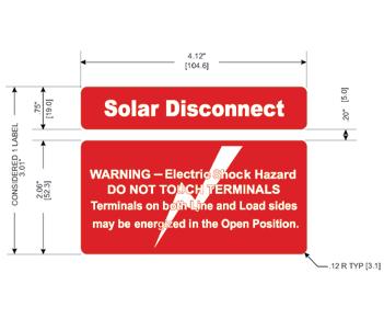 Ordering 5 CL3803-000 Solar Disconnect SOL-DCD-104100-4-0.
