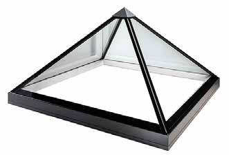pyramid & lantern Considered an architectural feature as well as a rooflight our pyramid and lantern products are