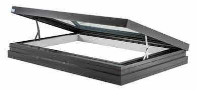 visionvent electric The electrically operated VisionVent is our top of the range ventilation rooflight and is available in both standard glass