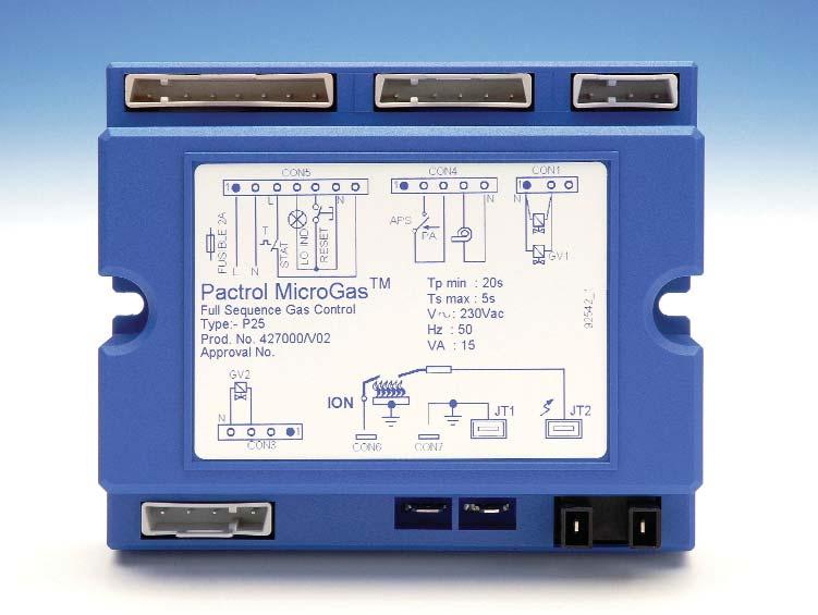 MicroGas TM P25 Series A Family of Full Sequence Controls Certified to EN 298 : 2003 technology factfile Microcontroller technology lies at the heart of this microgas range of full sequence controls,