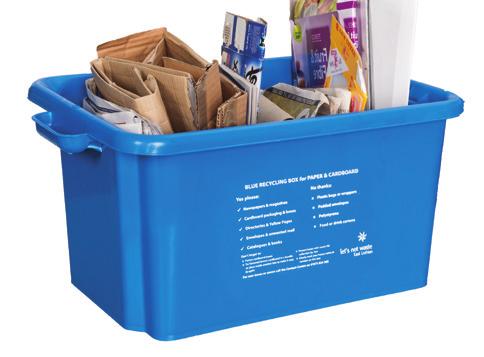Food waste caddies Recycling boxes Garden waste bin Non recyclable waste bin See pages 6 & 7 See pages to 11