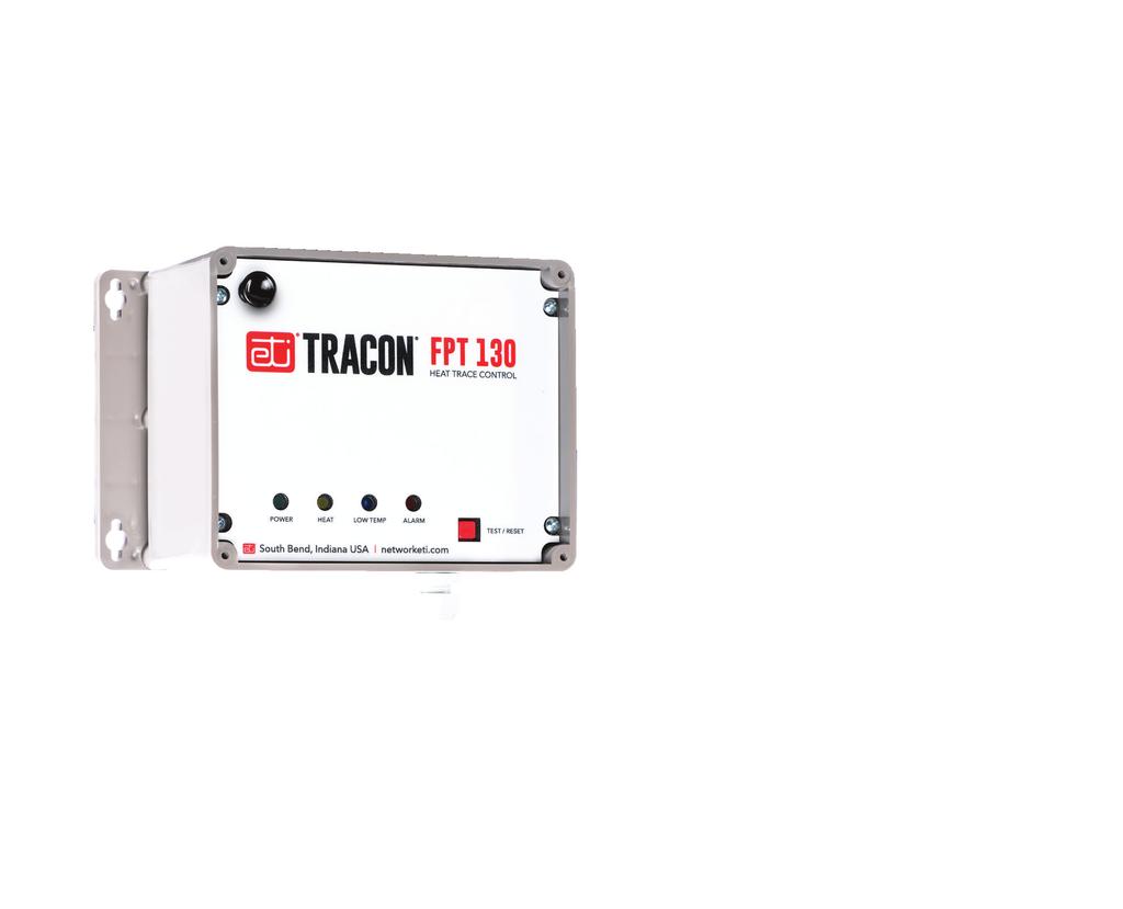 TRACON MODEL FPT-130 SINGLE POINT FREEZE PROTECTION HEAT TRACE CONTROL TABLE OF CONTENTS FPT 130 Overview... 2 Installation... 3 Power Source and Load Connections... 4 Temperature Sensor.