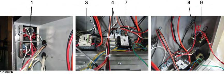 Figure 13-4 Thermocouple, Heat Contactor & Control Transformer Item No. Part No. Description Qty.