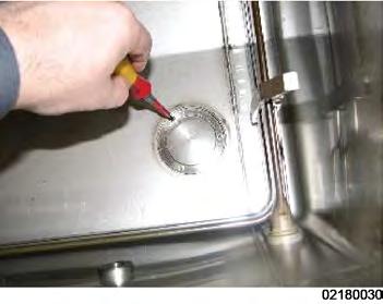 To avoid serious personal injury: Unplug fryer before removing the left side panel to prevent electrical shock. Only perform this procedure when the fryer is cool or severe burns may result. 1.
