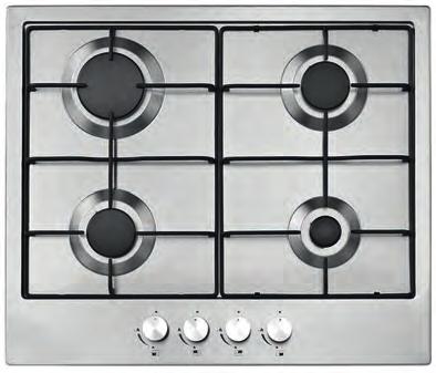 InAlto Appliances by Titus Tekform Premium Cooktops Gas cooktops offers a superb balance of technology, performance and safety Italian made Defendi burners that allow