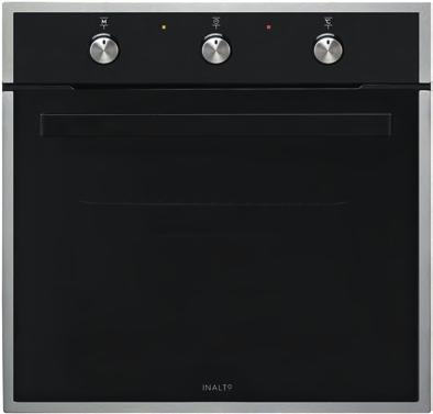 InAlto Appliances by Titus Tekform Premium Ovens Sleek presentation Child safe cool touch glass Heavy duty chrome side racks Removable inner glass design Easy to clean enamelled interior that